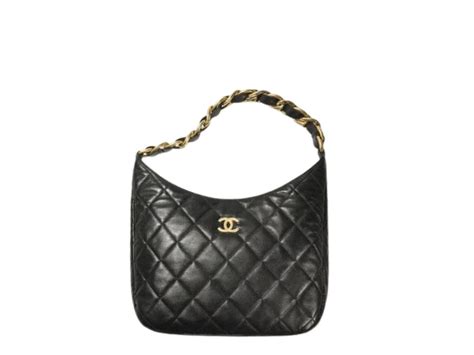 chanel hobo bag with chunky chain strap|chanel bag price guide.